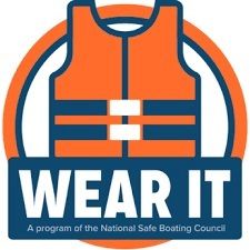 Wear your PFD, National Safe Boating Council badge